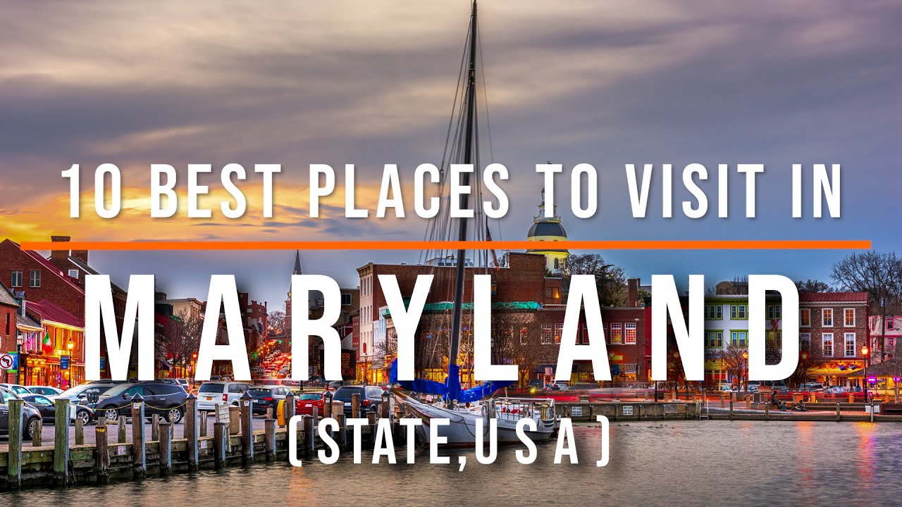 10 melhores lugares para visitar em Maryland.